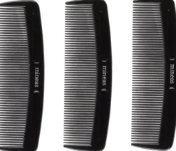 Mineas Comb Set 3 pcs Black