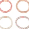 Mineas Scrunchie 4 Pcs Rose Gold Multicolored