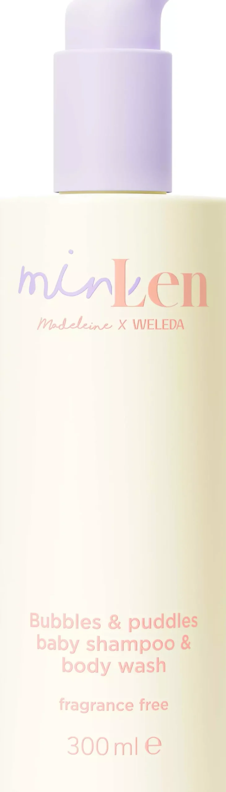 MinLen Bubbles & puddles baby shampoo & body wash 300 ml
