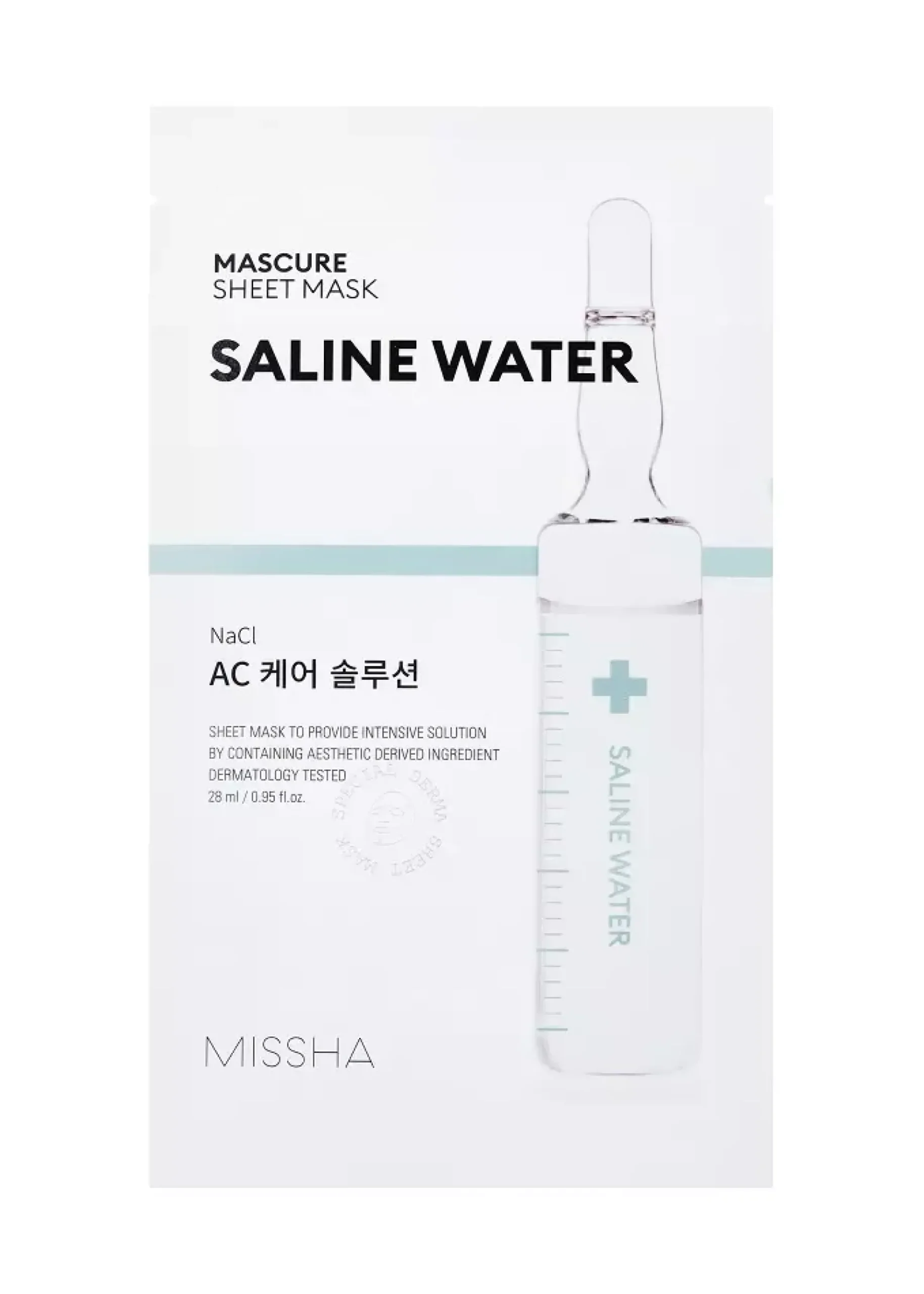 MISSHA Mascure Ac Care Solution Sheet Mask (Saline Water) 28 ml