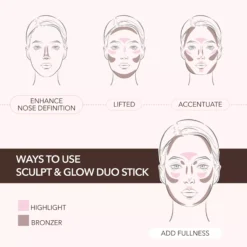 Moira Sculpt & Glow Duo Stick 500 Beach Happy