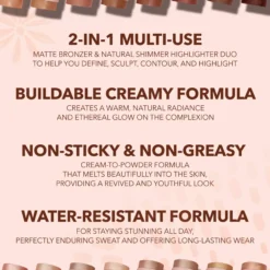 Moira Sculpt & Glow Duo Stick 500 Beach Happy
