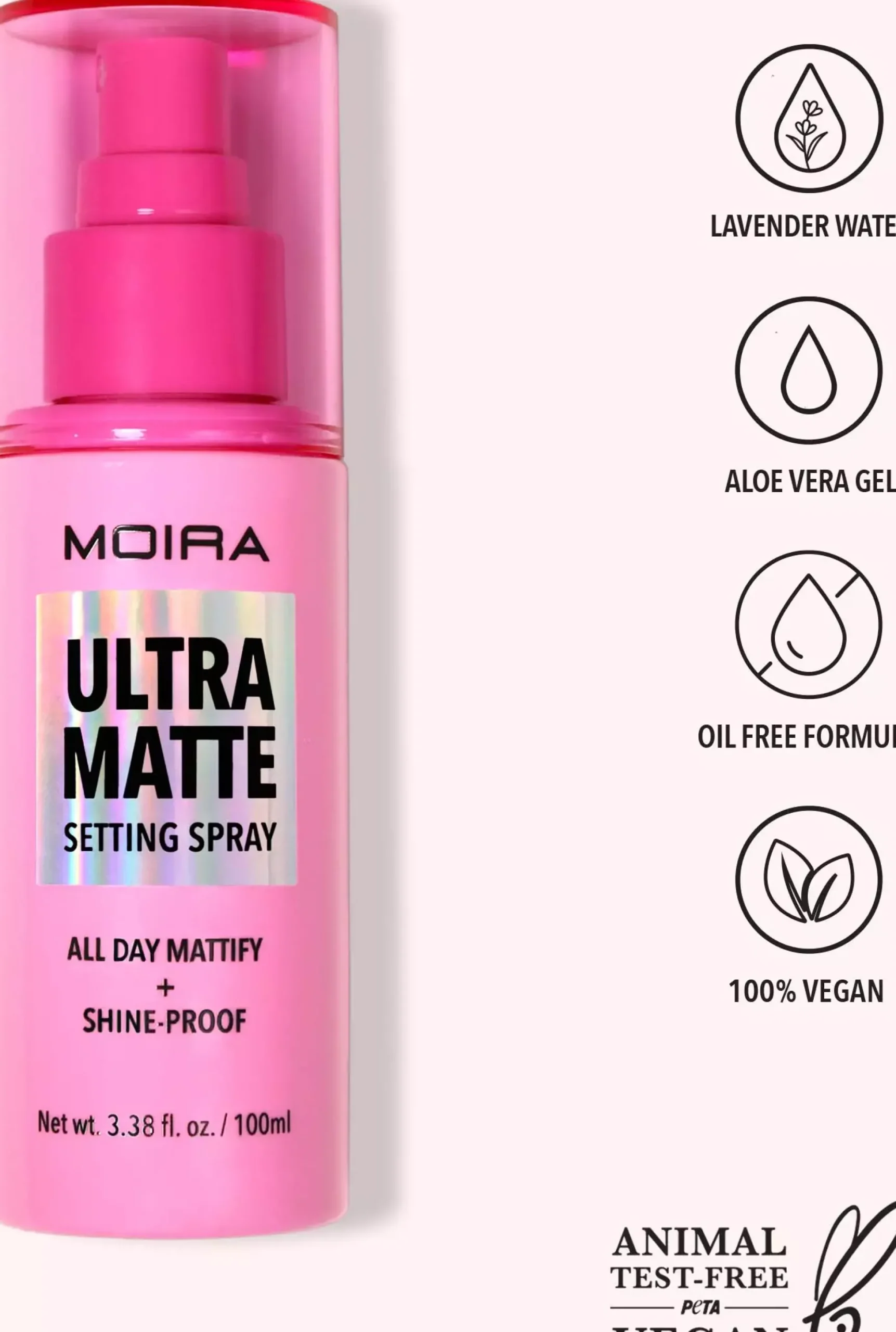 Moira Ultra Matte Setting Spray 100 ml