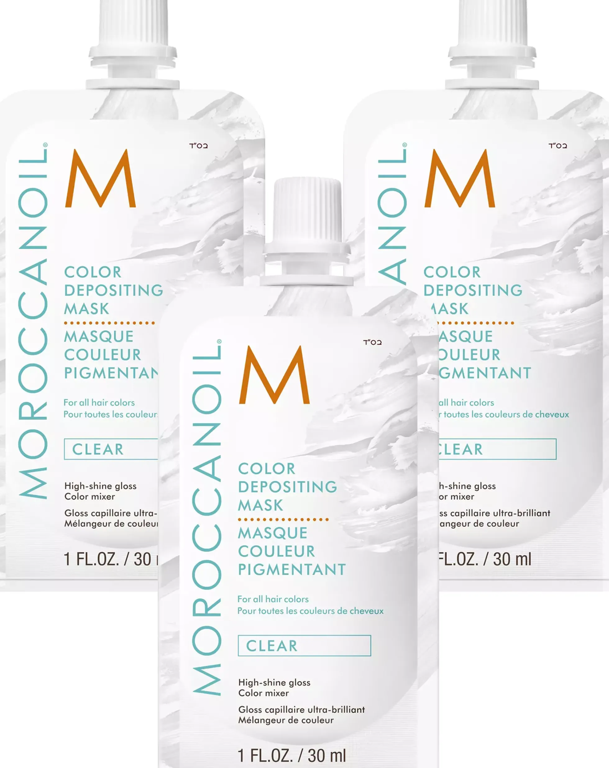 Moroccanoil Color Deposit Mask Clear 30 ml x 3