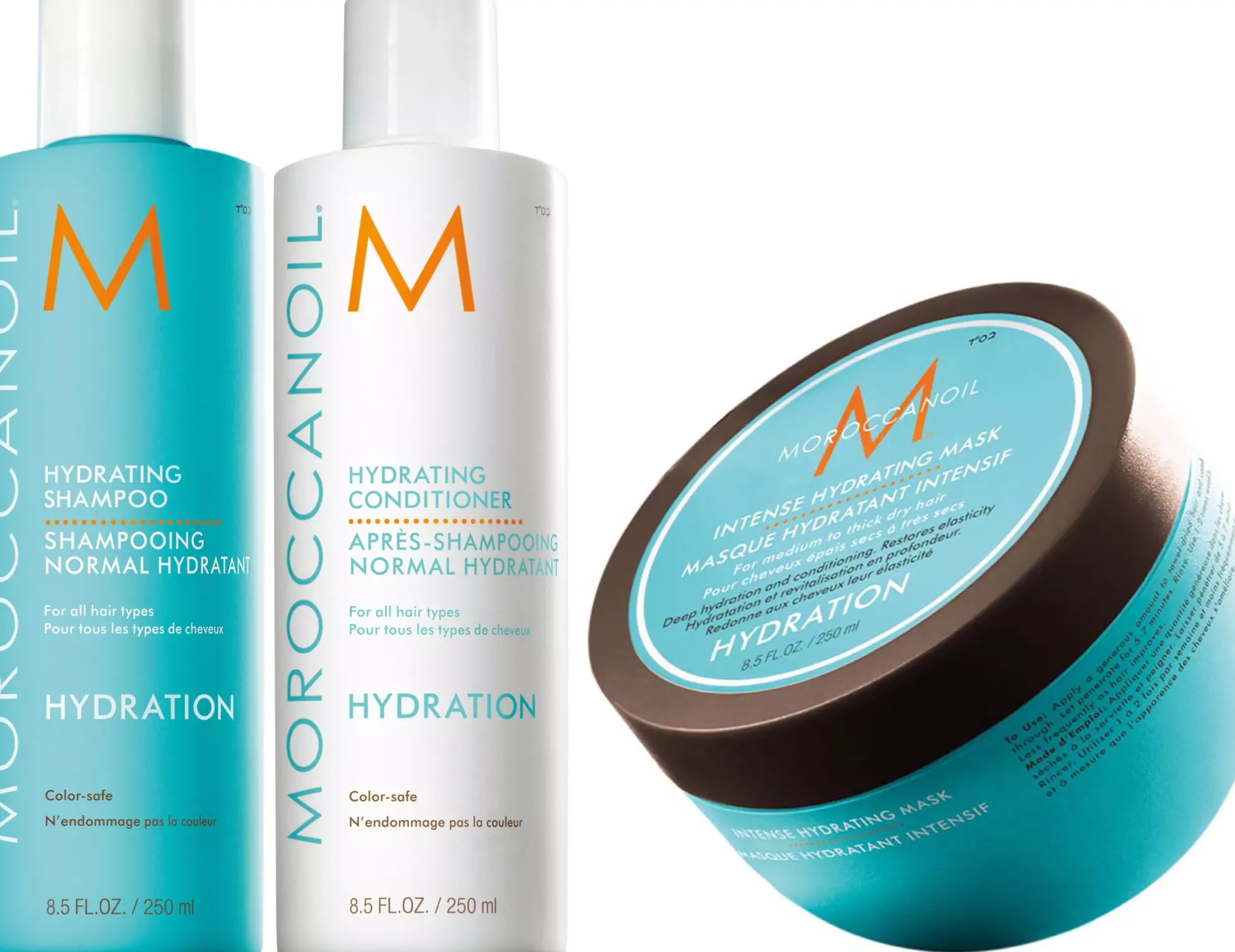 MoroccanoilHydration Bundle Shampoo 250 ml & Conditioner 250 ml & Hair Mask 250 ml