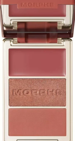 Morphe Cheek Thrills Multi-Finish Face Trio Private Island