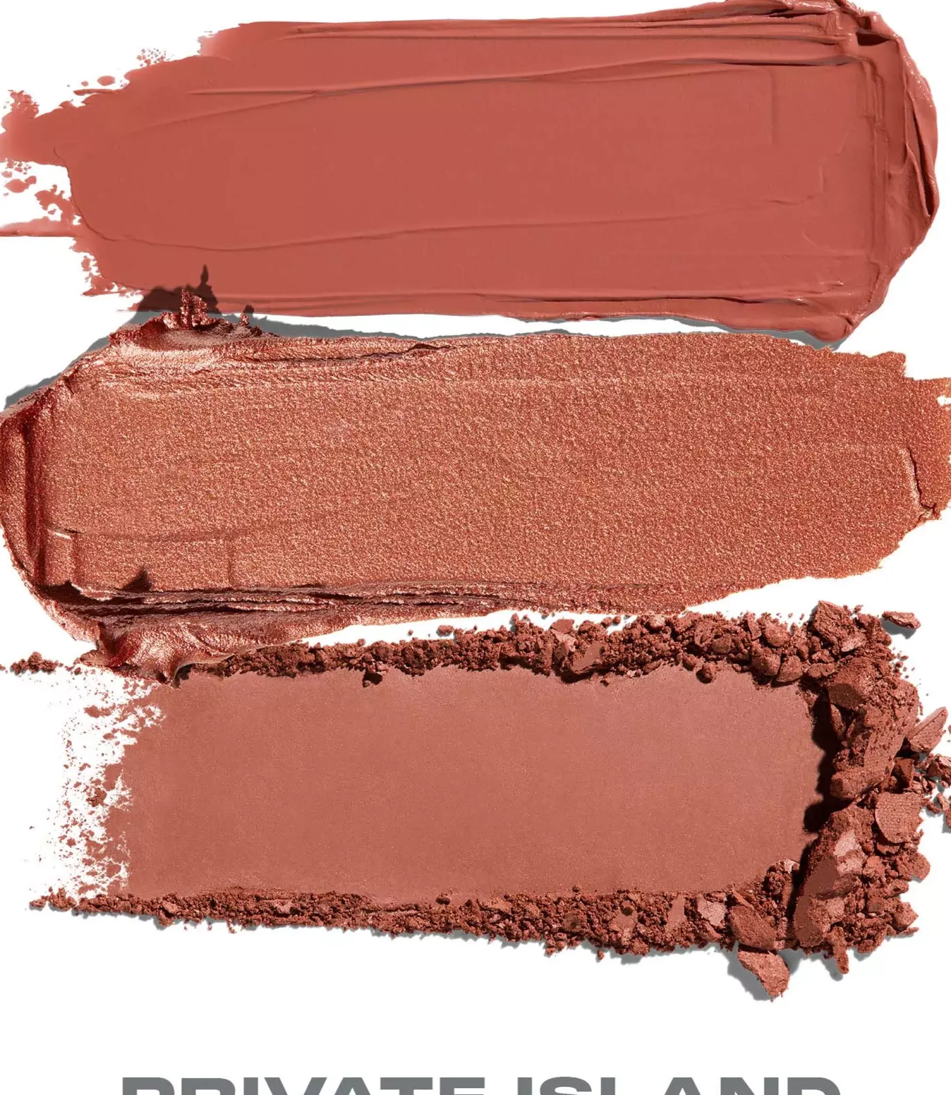 Morphe Cheek Thrills Multi-Finish Face Trio Private Island
