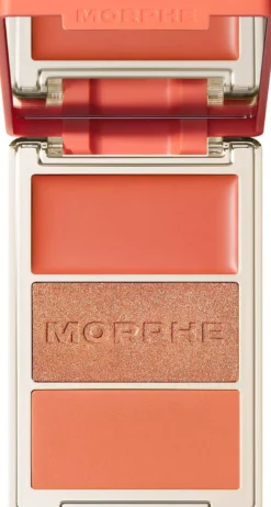 Morphe Cheek Thrills Multi-Finish Face Trio Poolside Spritz