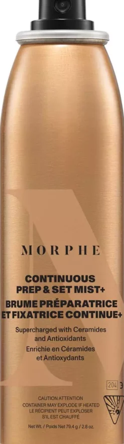 Morphe Jumbo Continuous Prep & Set Mist+ Supercharged With Antioxidants And Ceramides Jumbo