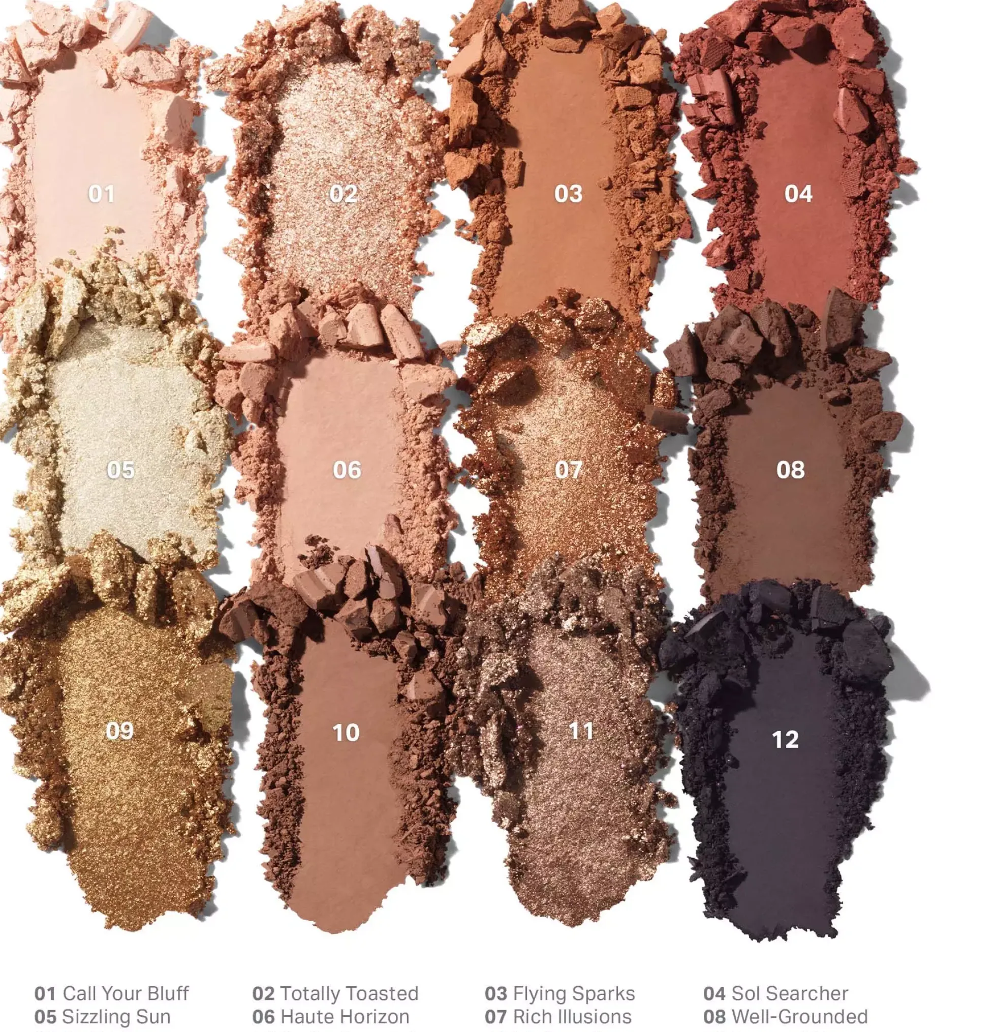 Morphe 12-Pan Eyeshadow Palette Flickering Sands Flickering Sands