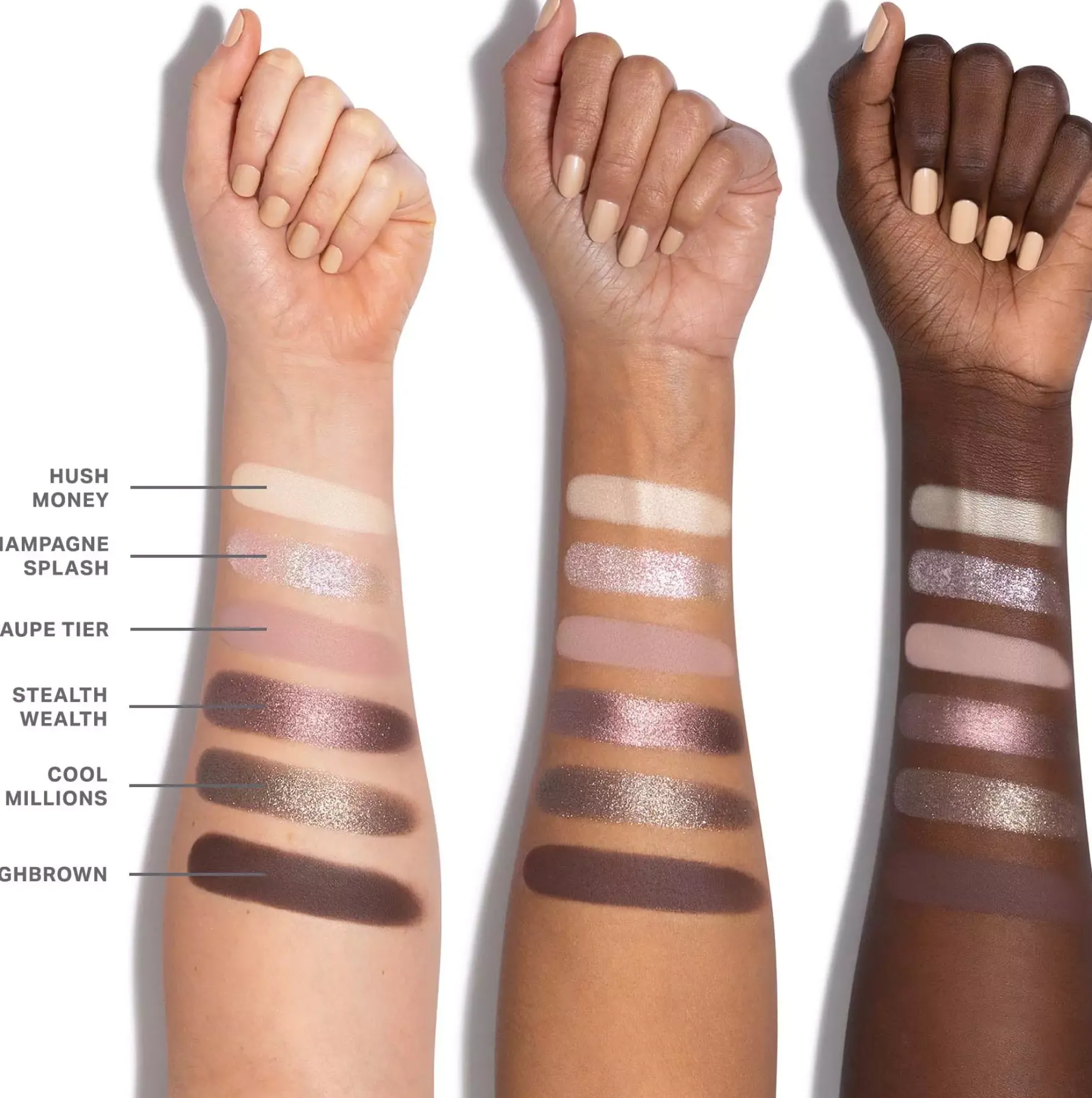 Morphe 6-Pan Eyeshadow Palette Rich Glitch
