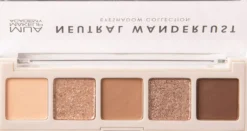 MUA Makeup Academy Eyeshadow Palette 5 Shades Neutral Wanderlust