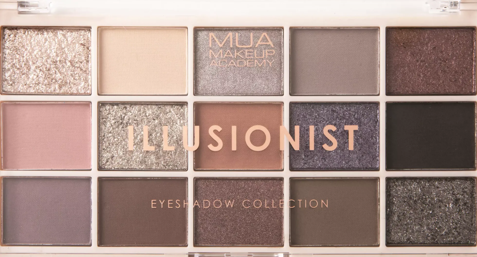 MUA Makeup Academy Eyeshadow Palette 15 Shades Illusionist