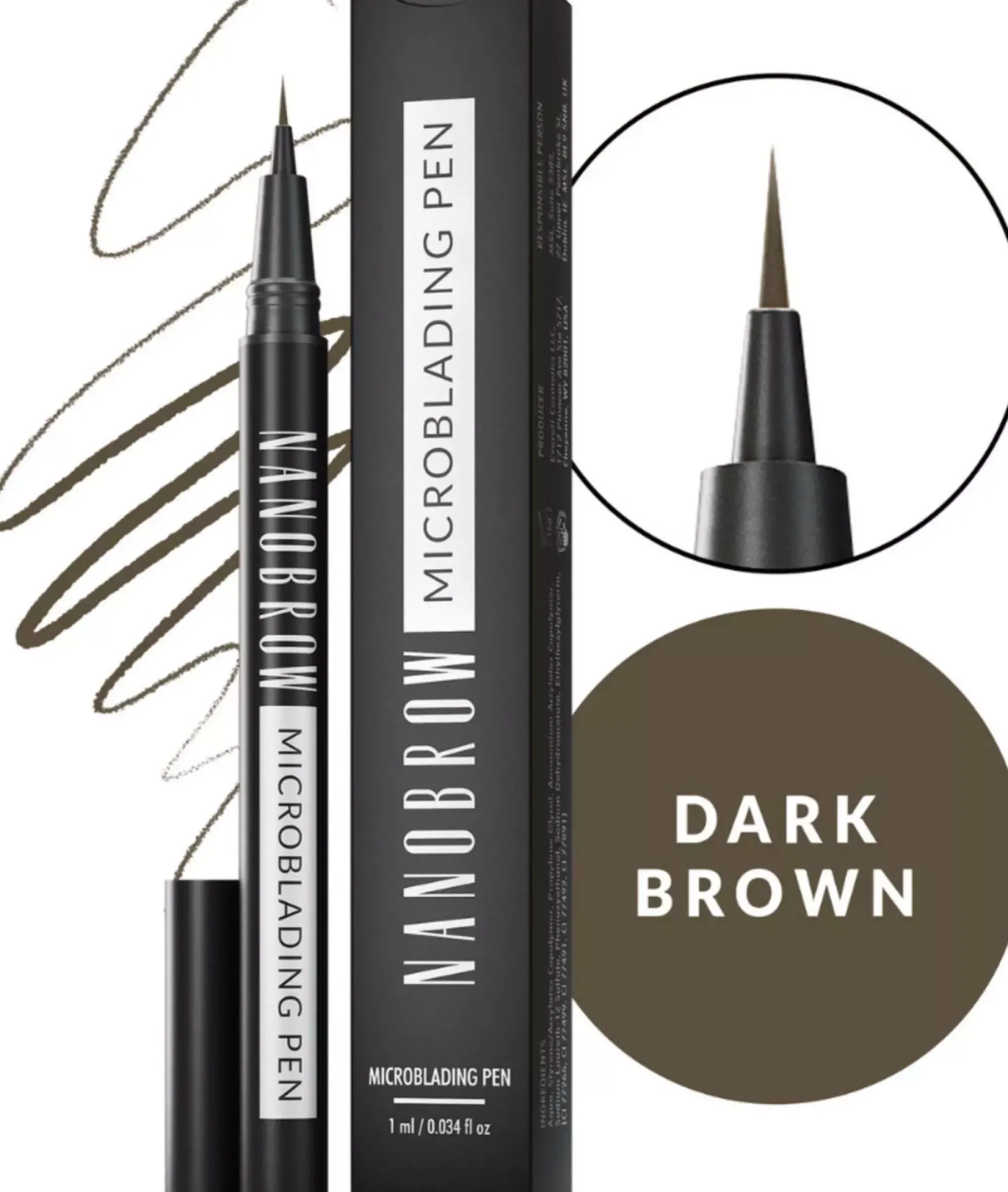 Nanobrow Microblading Pen Dark Brown