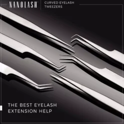 Nanolash Eyelash Tweezers Curved