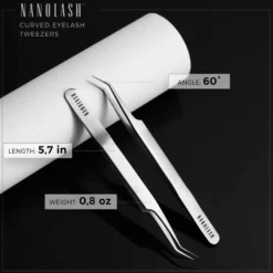 Nanolash Eyelash Tweezers Curved