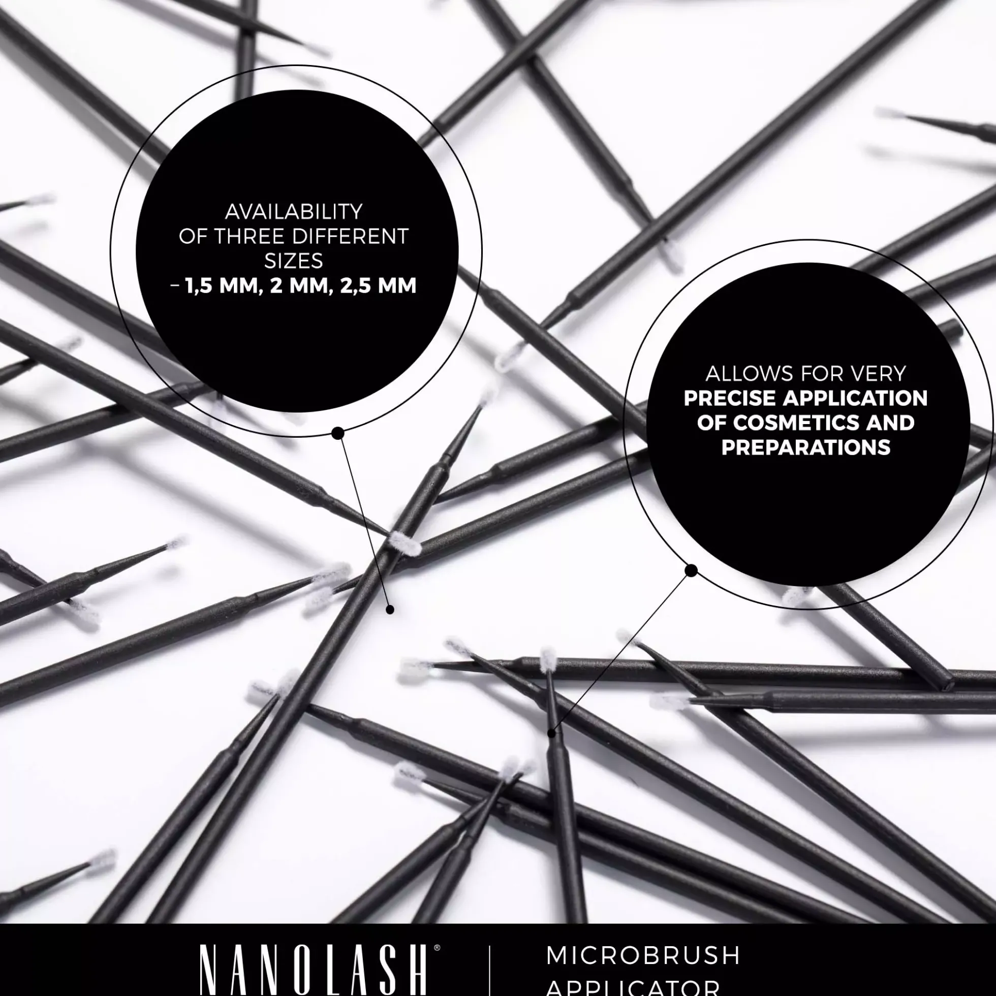Nanolash Microbrush Applicators 1,5 mm