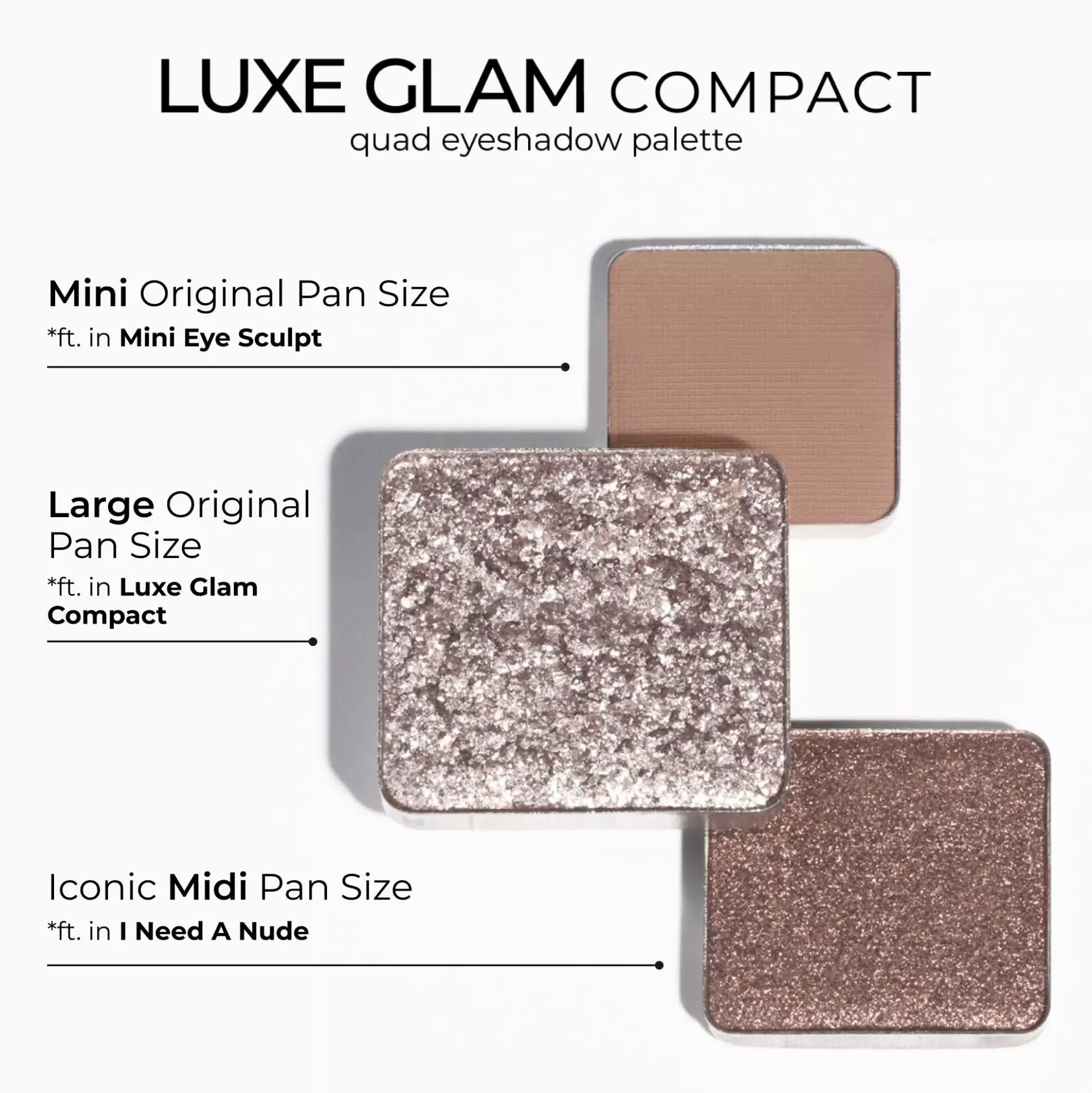 Natasha Denona Luxe Glam Compact Rosy