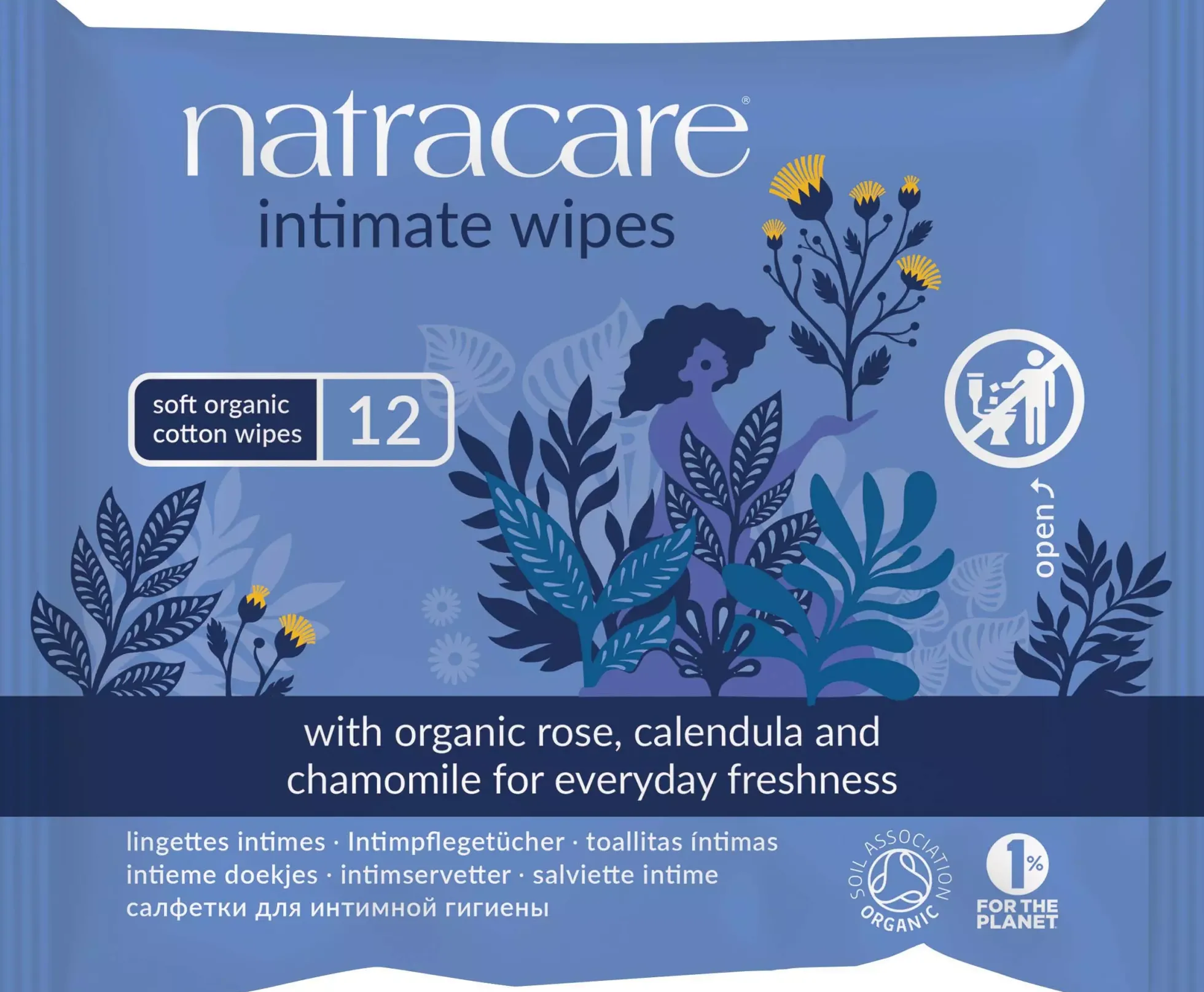 Natracare Intimate Wipes 12 pcs