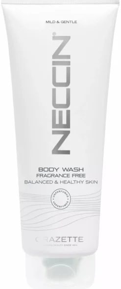 Neccin Body Wash Balanced & Healthy Skin Fragrance Free 200 ml