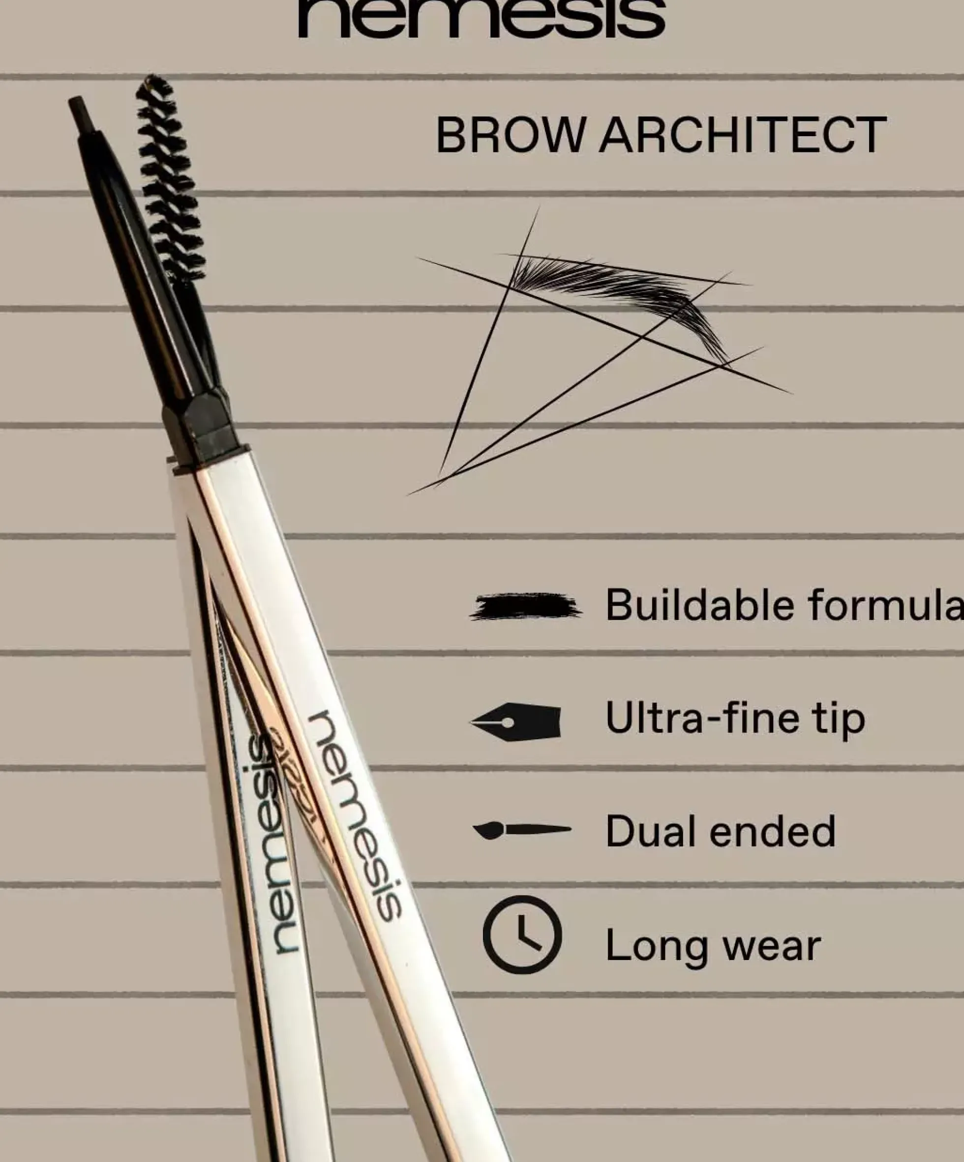 Nemesis Brow Architect Cool Brown Allure