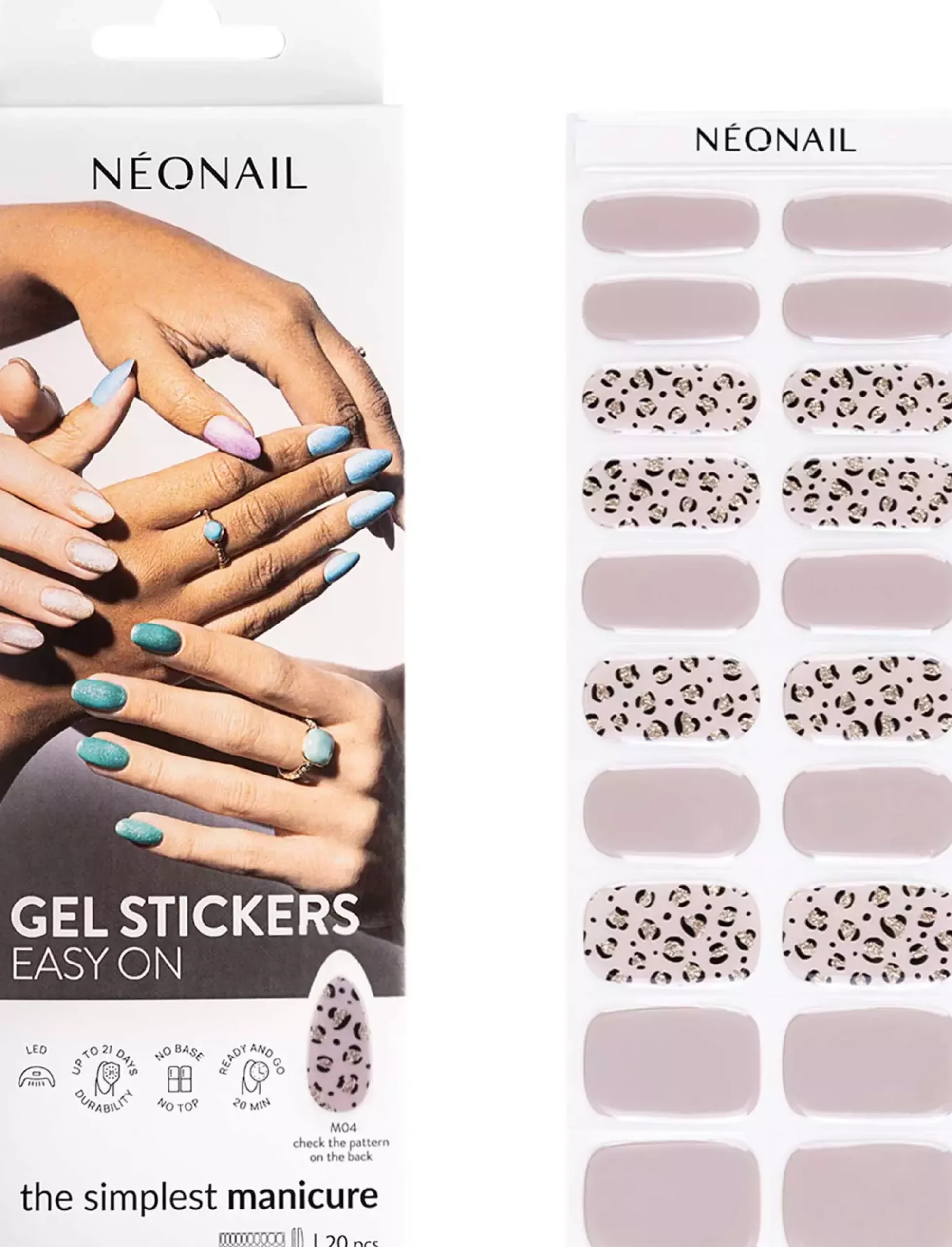 NEONAIL Gel Stickers Easy On M04