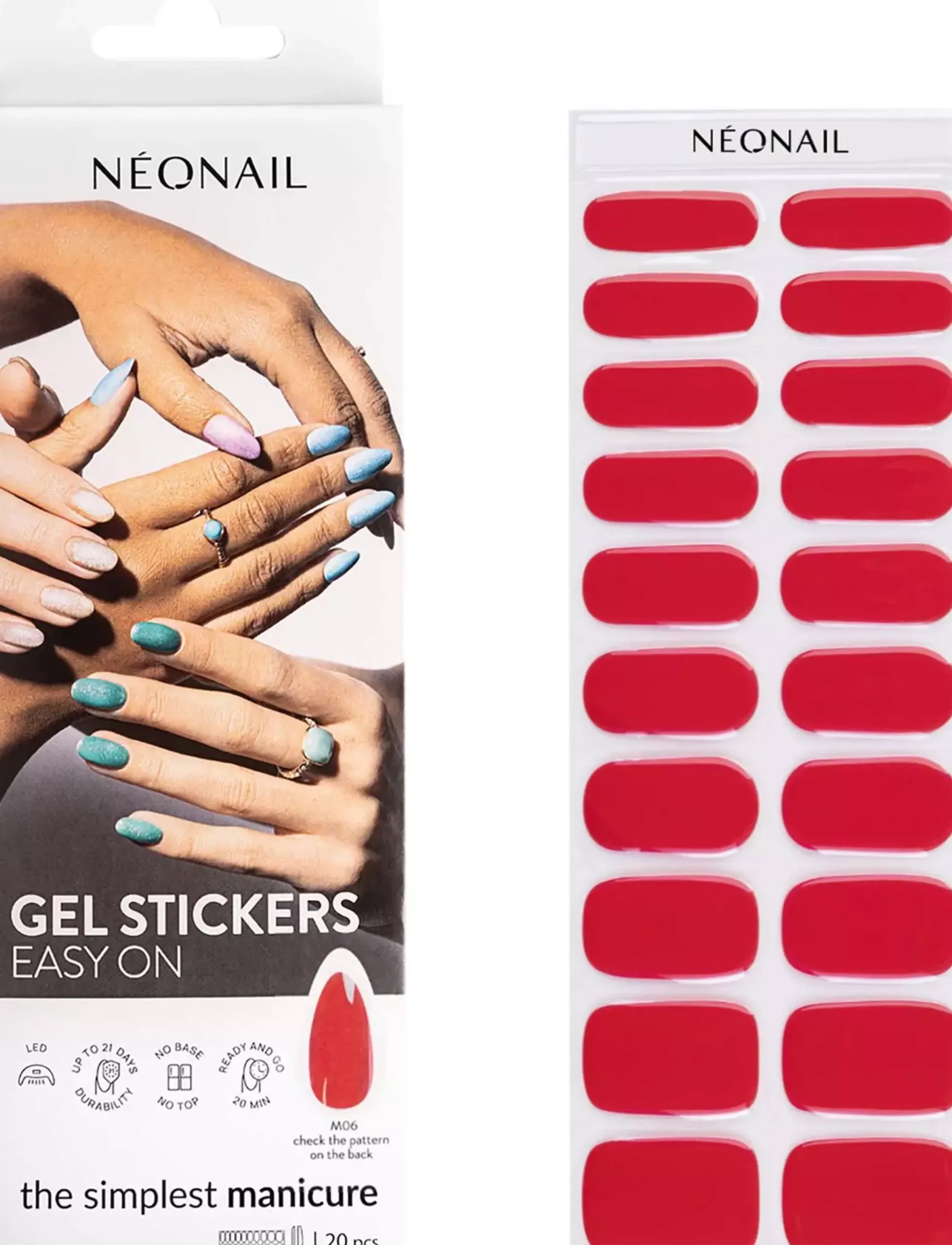 NEONAIL Gel Stickers Easy On M06