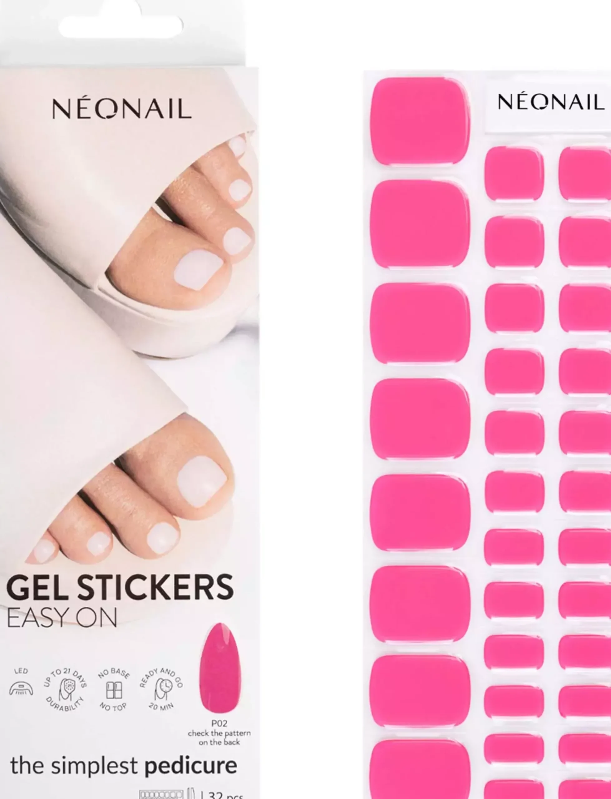 NEONAIL Gel Stickers Easy On P02