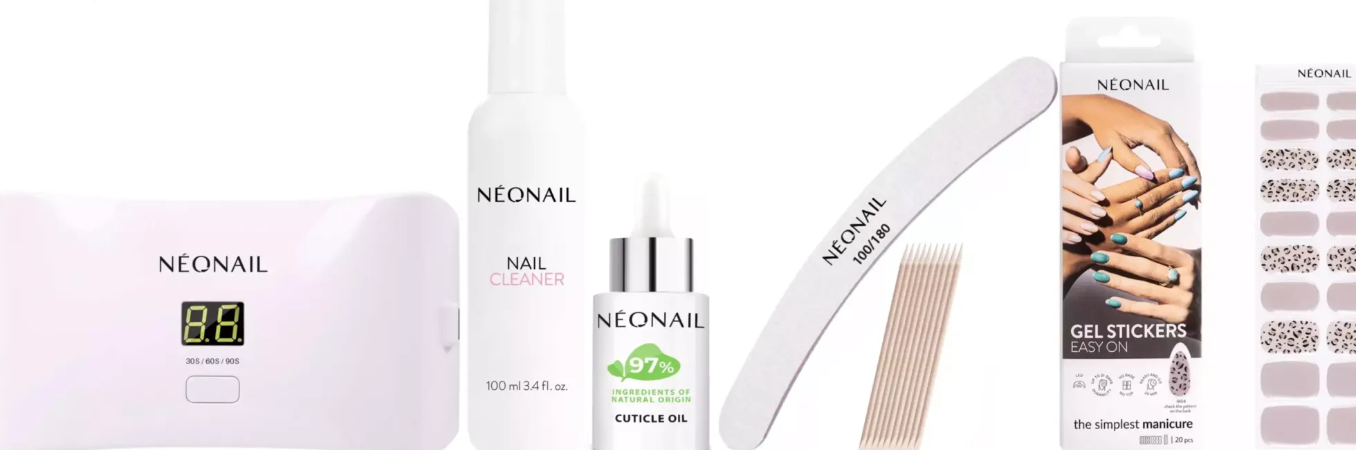 NEONAIL Gel Stickers Full Kit M04