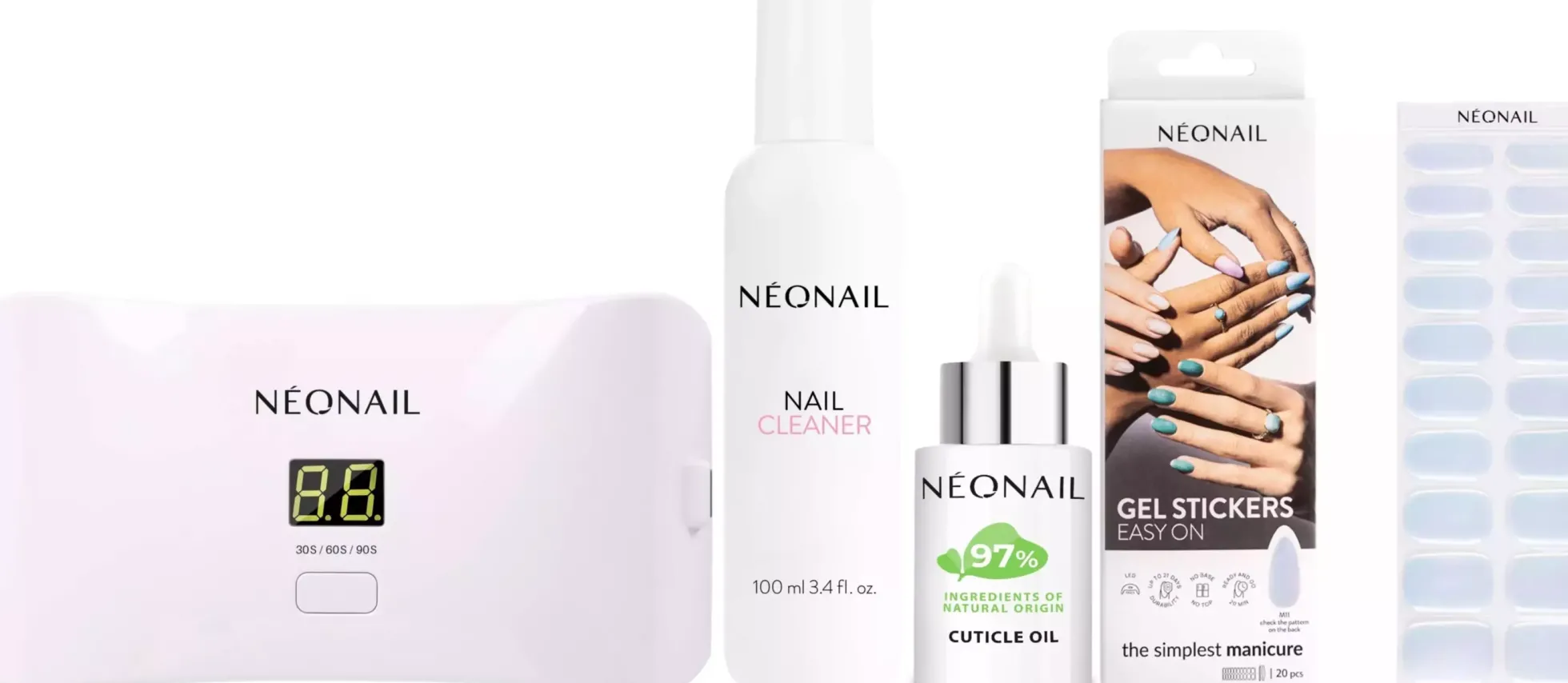 NEONAIL Gel Stickers Kit M11