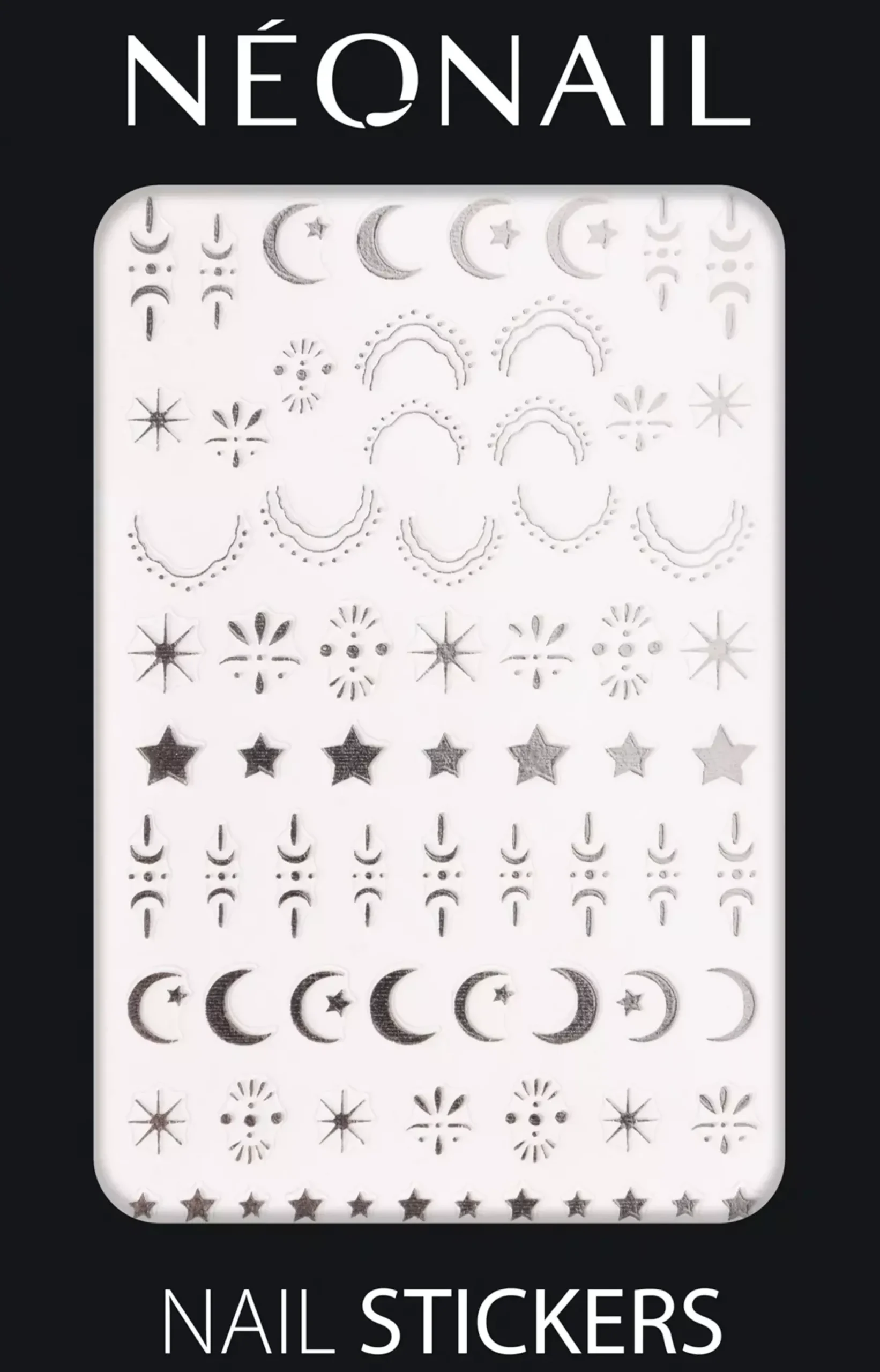 NEONAIL Nail Art Stickers 05 Astro Silver