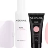 NEONAIL Nail Extention Kit With Duo Acrylgel Cover Pink & Modern Almond Forms