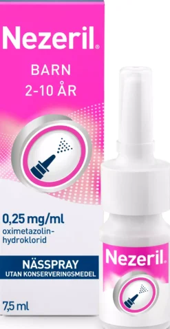 Nezeril Nässpray 0,25 mg/ml 7,5 ml 7,5 ml