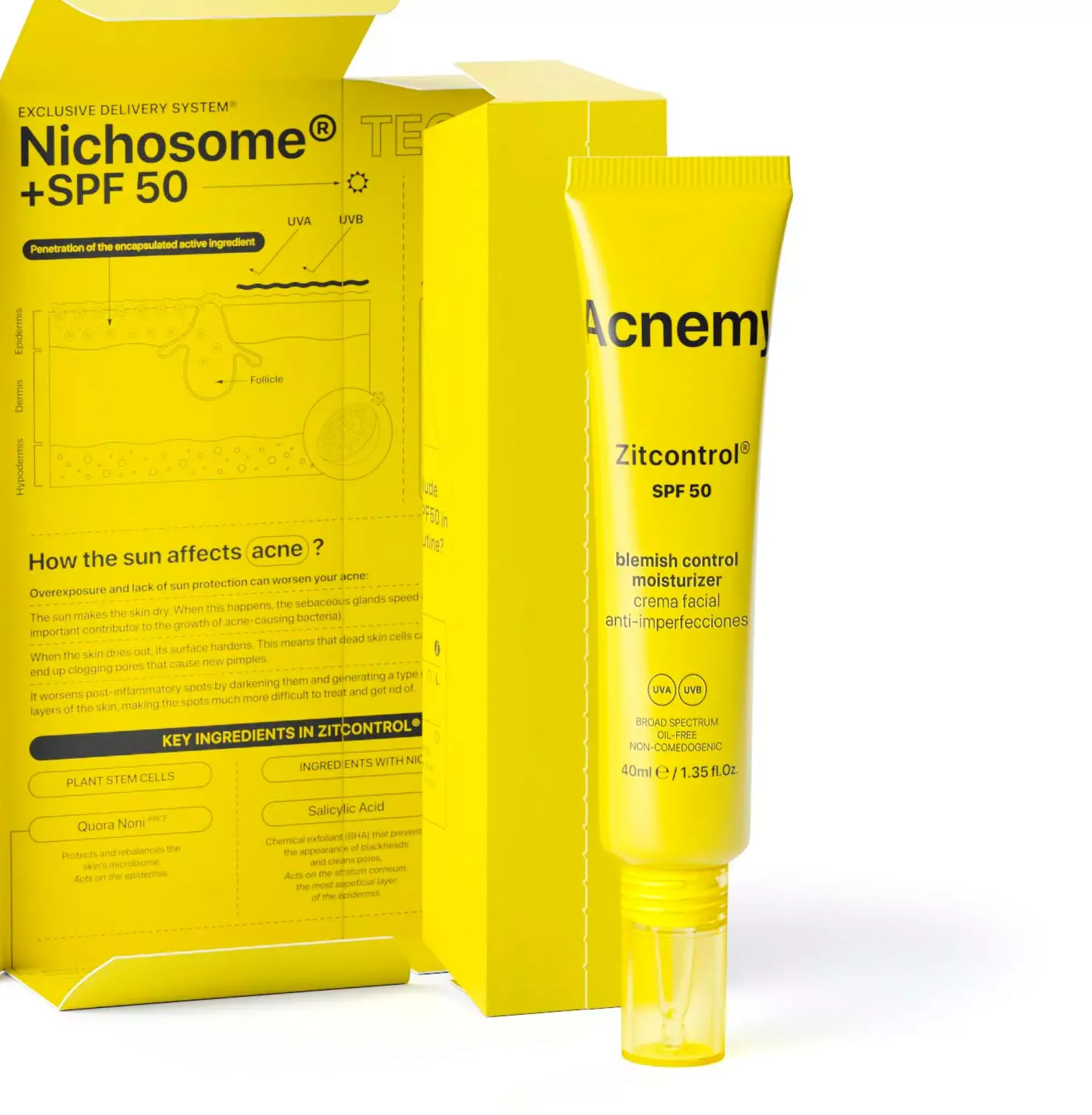 NICHE BEAUTY LABAcnemy Zitcontrol Spf50 40 ml
