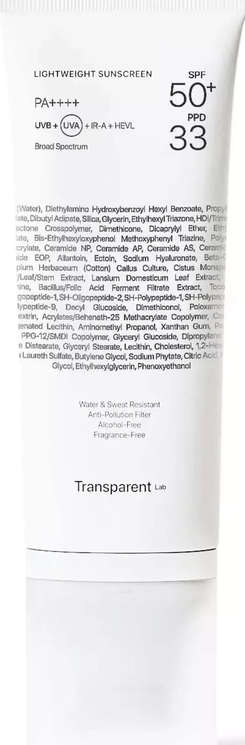 NICHE BEAUTY LABTransparent Lab Lightweight Sunscreen SPF50+ 100 ml