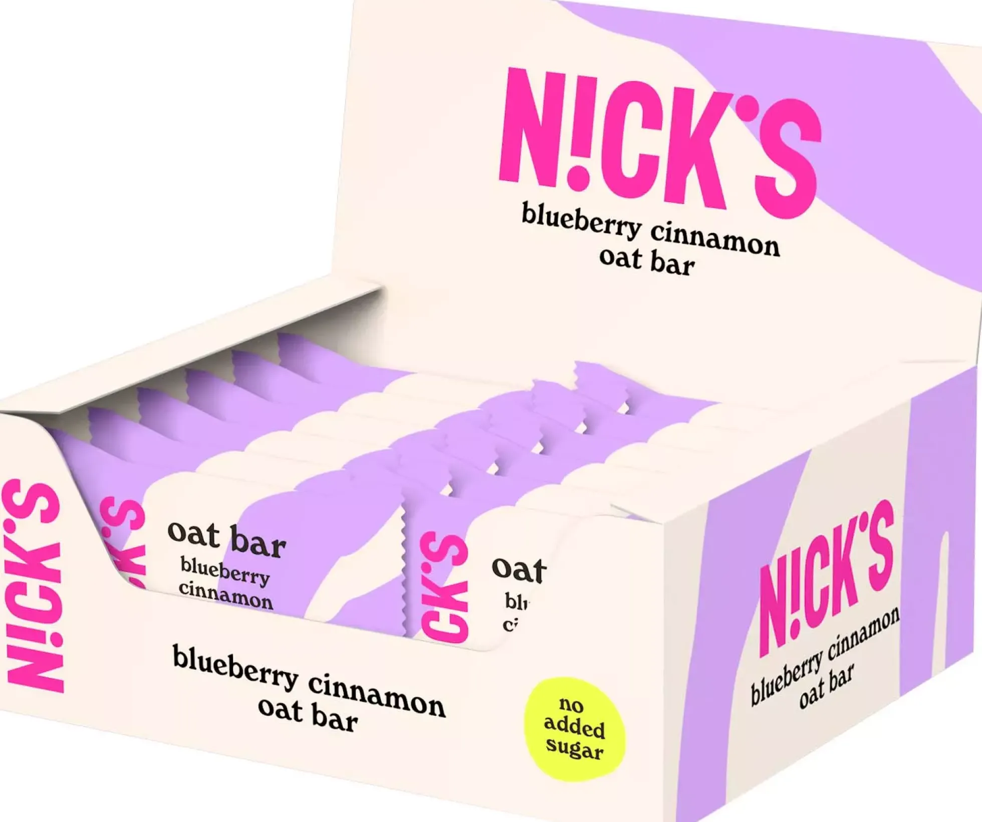 NICK'S Oat bar blueberry cinnamon 35 g x 12