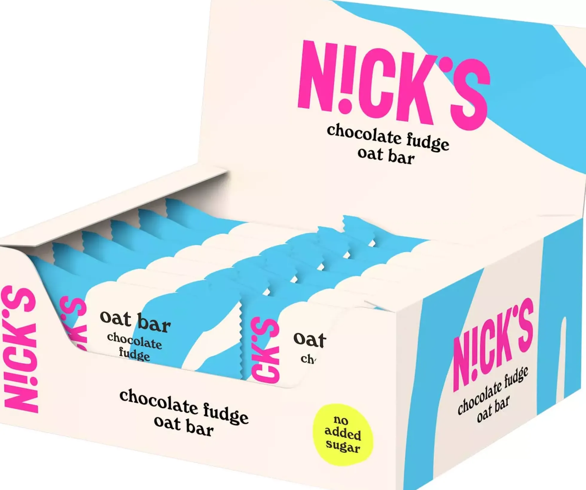 NICK'S Oat bar chocolate fudge 35 g x 12