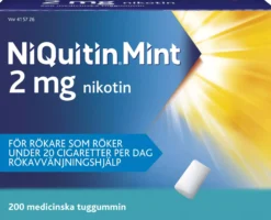 NiQuitin Mint 2 mg Medicinskt Tuggummi 200 st