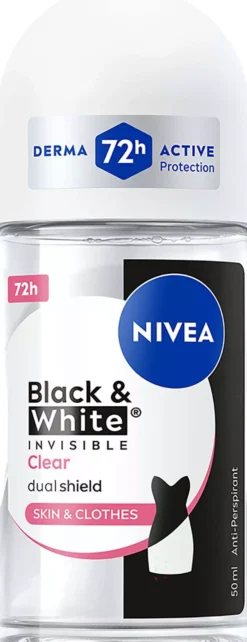 NIVEA Antiperspirant Deo Black & White Original Roll On 50 ml