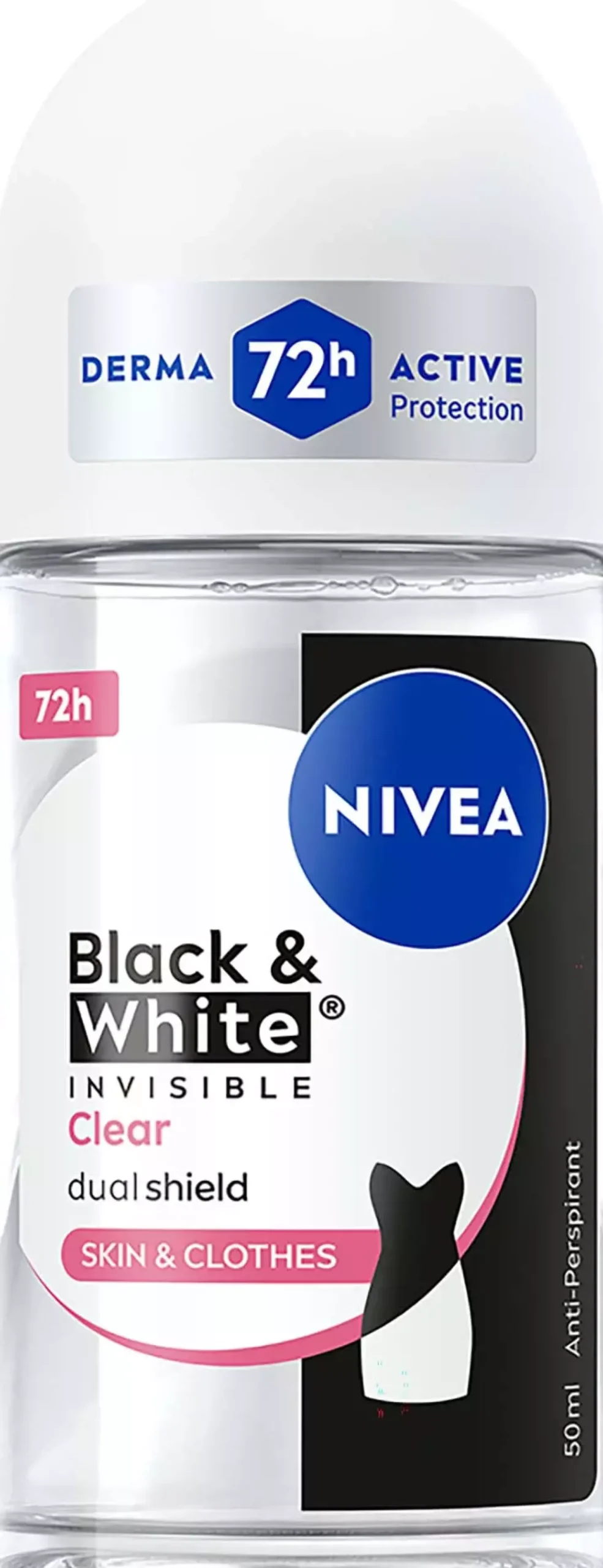 NIVEA Antiperspirant Deo Black & White Original Roll On 50 ml