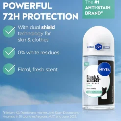 NIVEA Black & White Fresh Roll On 50 ml