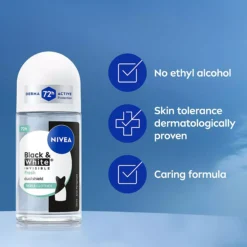 NIVEA Black & White Fresh Roll On 50 ml