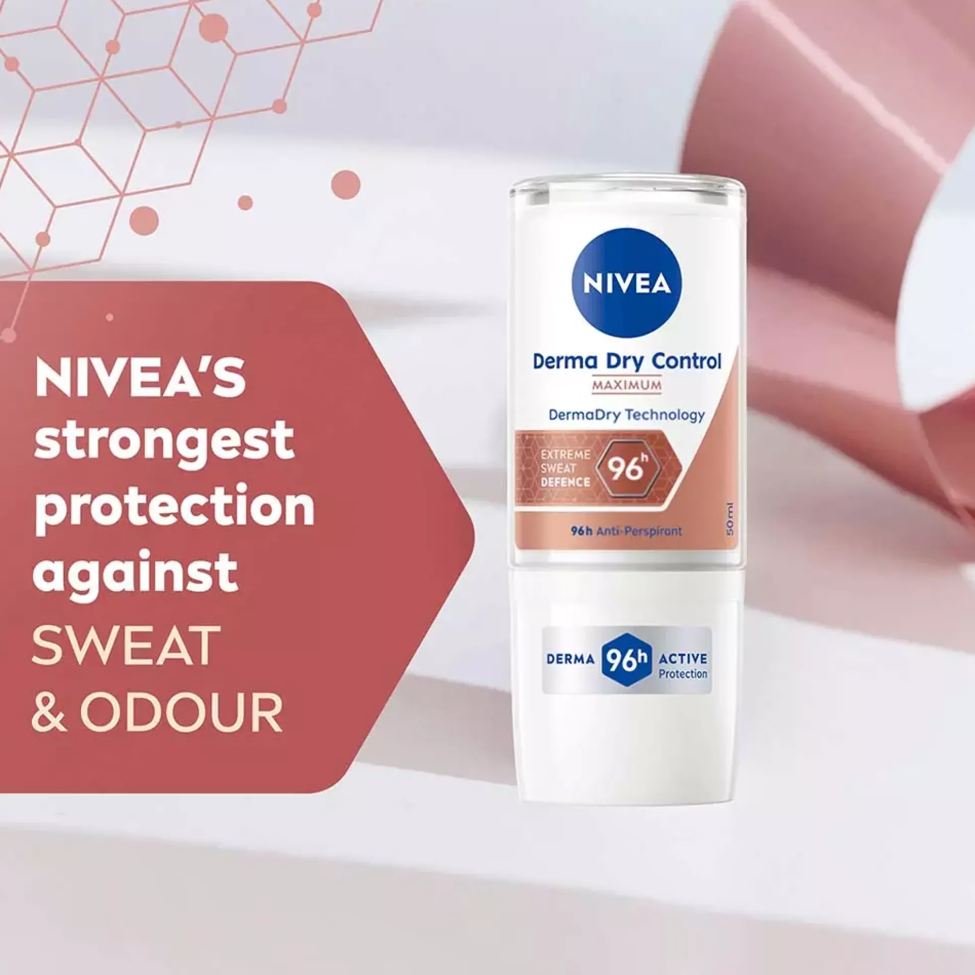 NIVEA Derma Dry Maximum Protection Roll on 50 ml