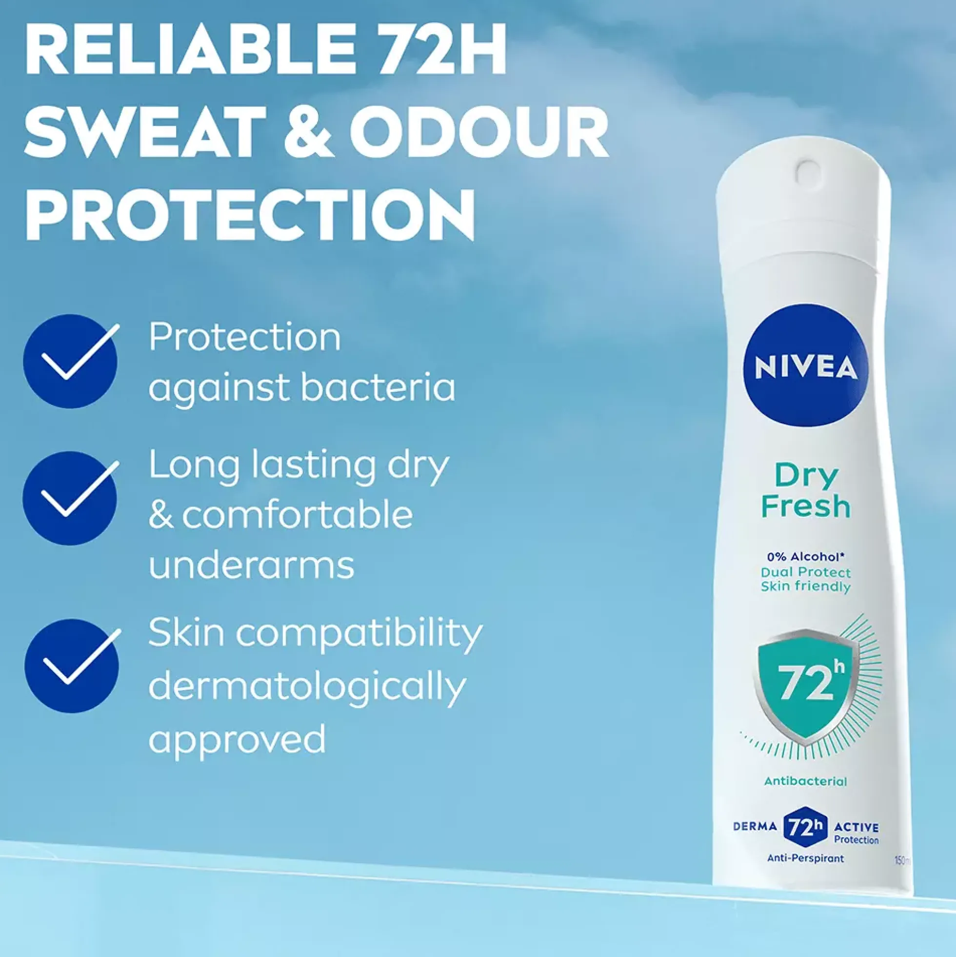 NIVEA Dry Fresh Spray 150 ml