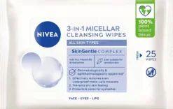 NIVEA 3-in-1 Micellar Cleansing Wipes 25 st