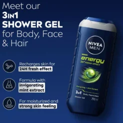 NIVEAMEN Energy Shower gel 500 ml