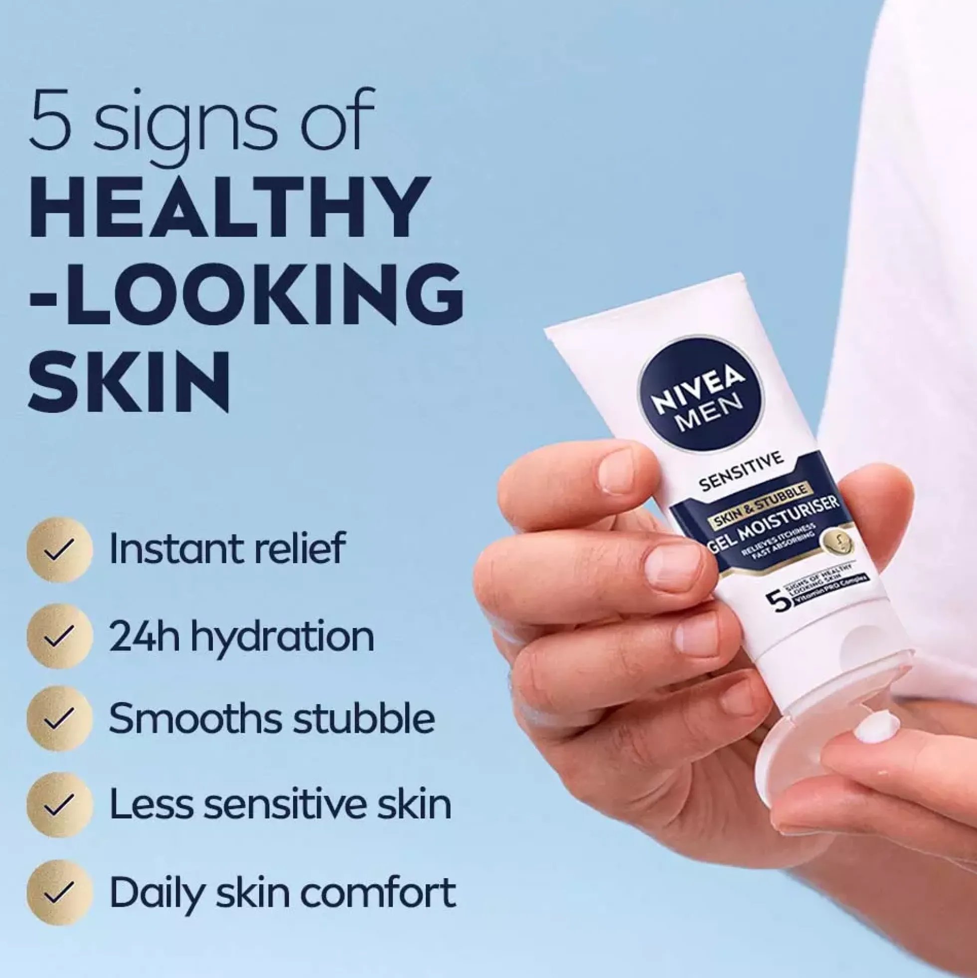 NIVEAMEN Face Gel For Skin & Stubble 50 ml
