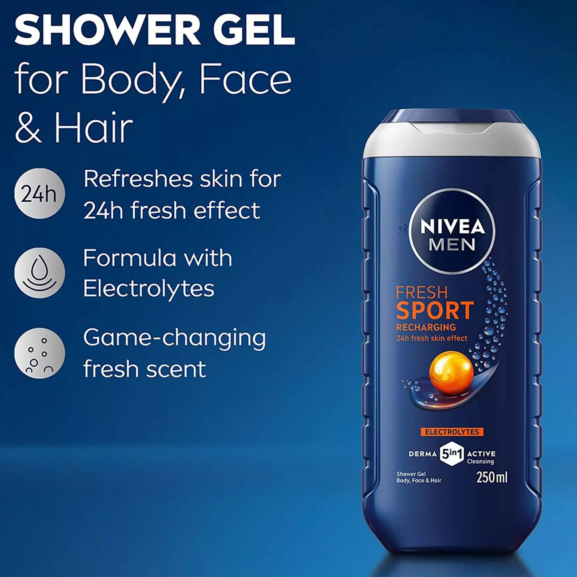NIVEAMEN Sport Shower Gel 250 ml