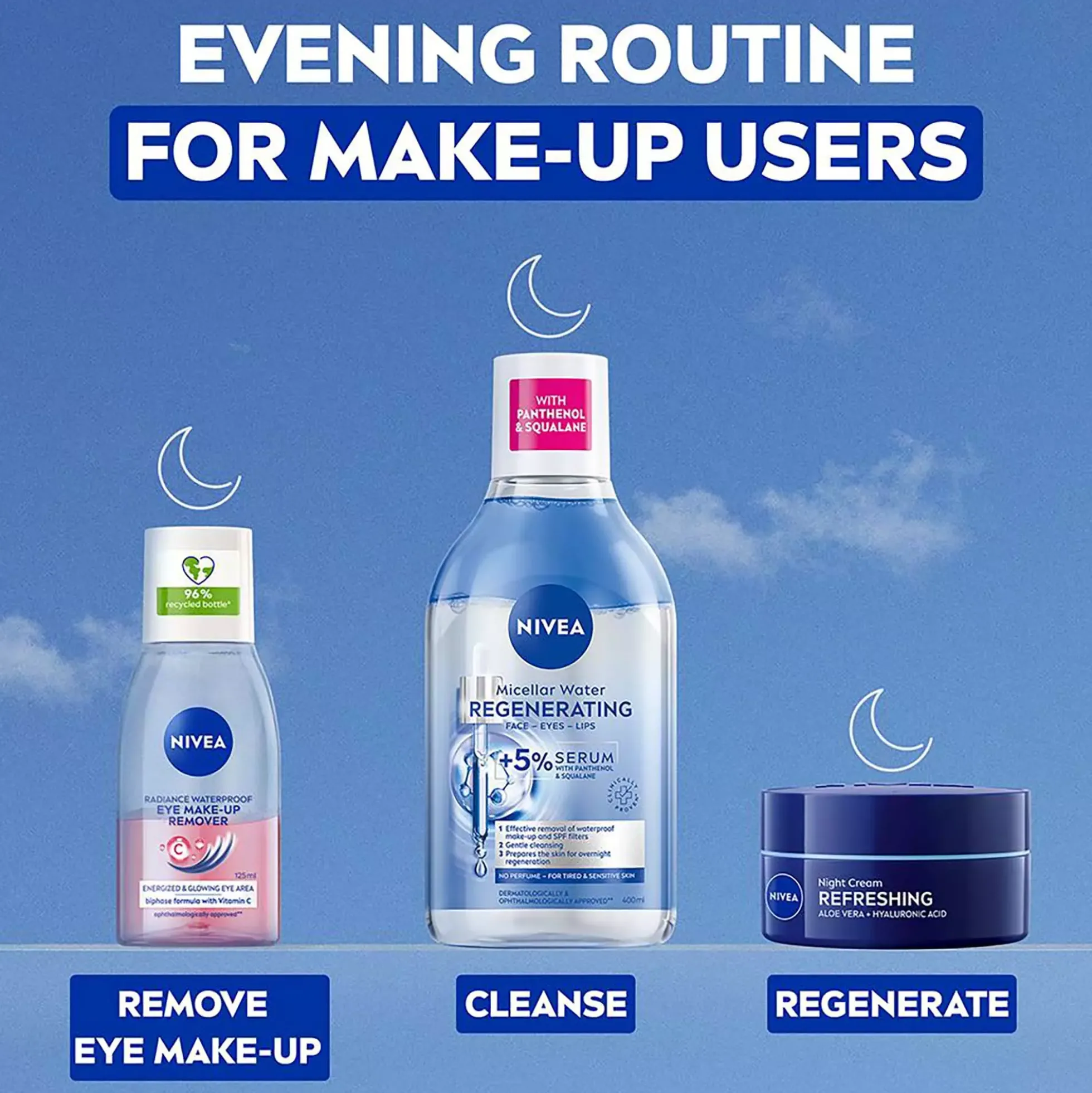 NIVEA Radiance Waterproof Eye Make-up Remover 125 ml
