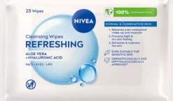 NIVEA Rengöringsservetter ansikte Cleansing Wipes Refreshing